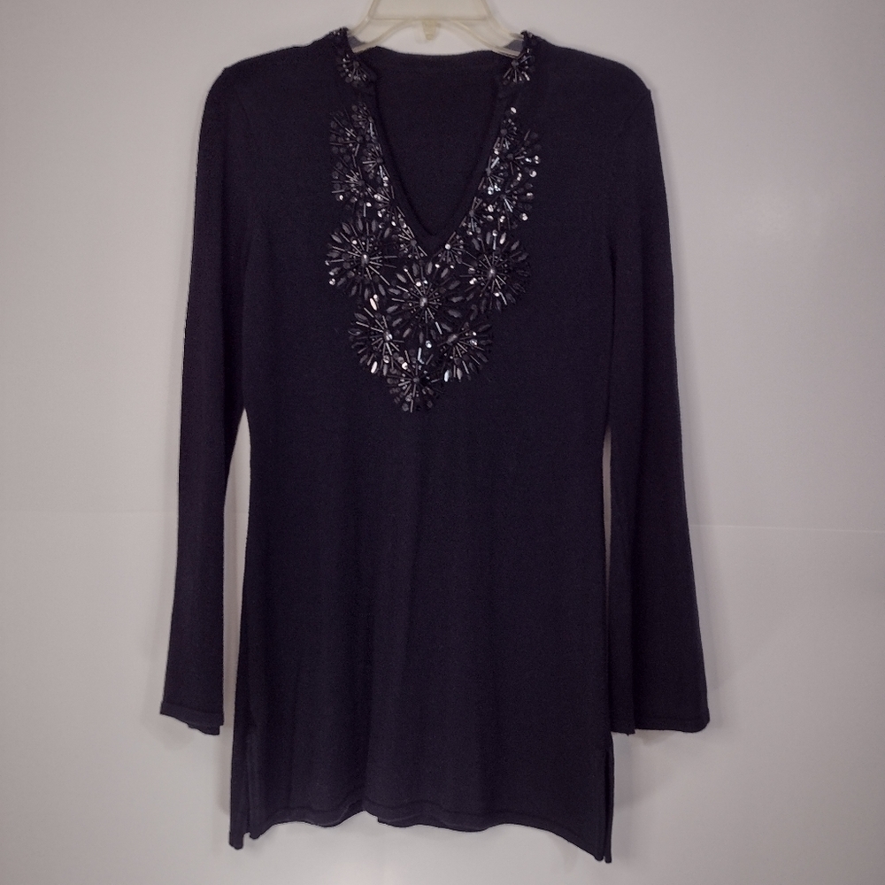 Black long blouse - Picture 2 of 11
